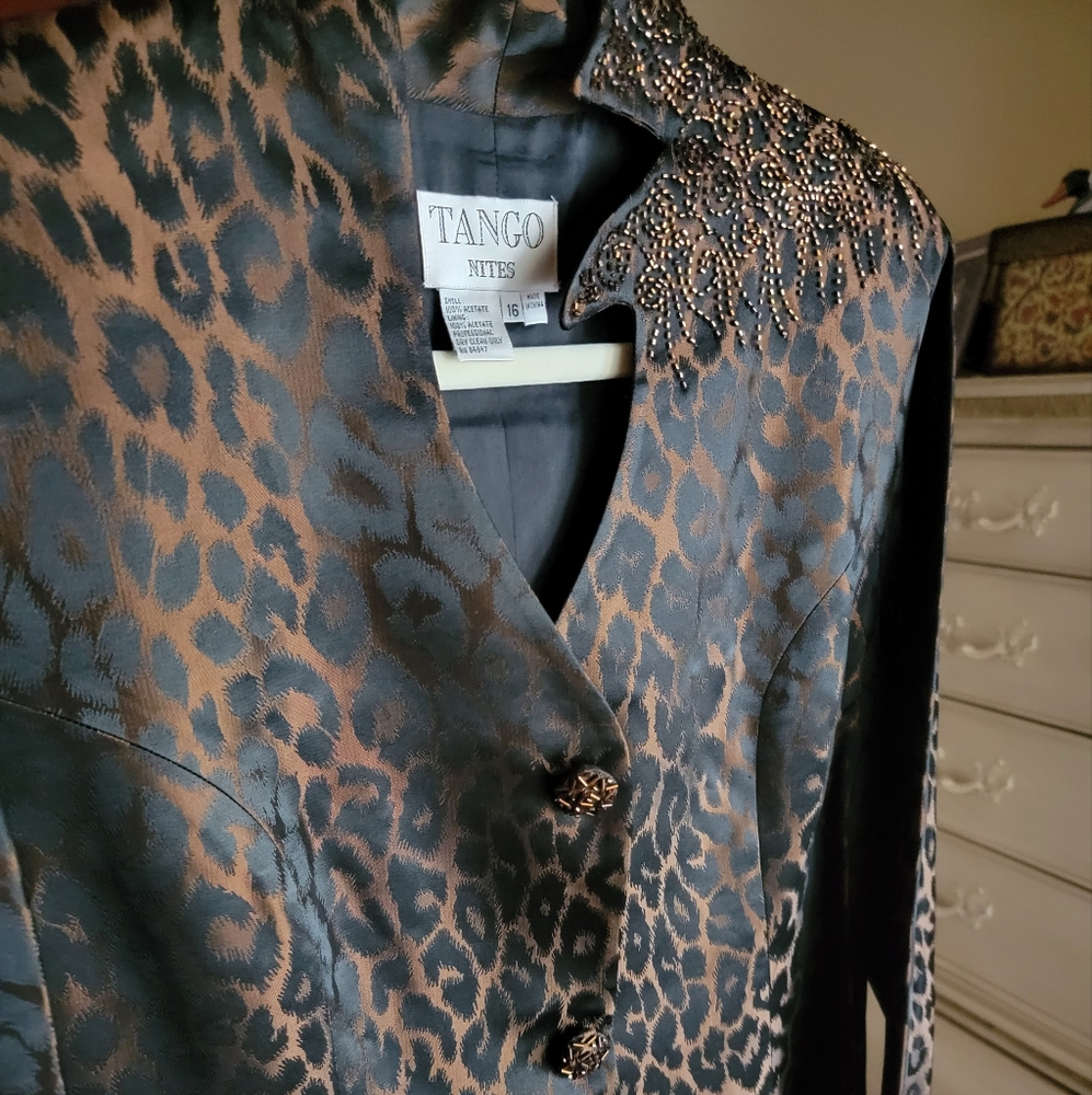 Leopard print jacket